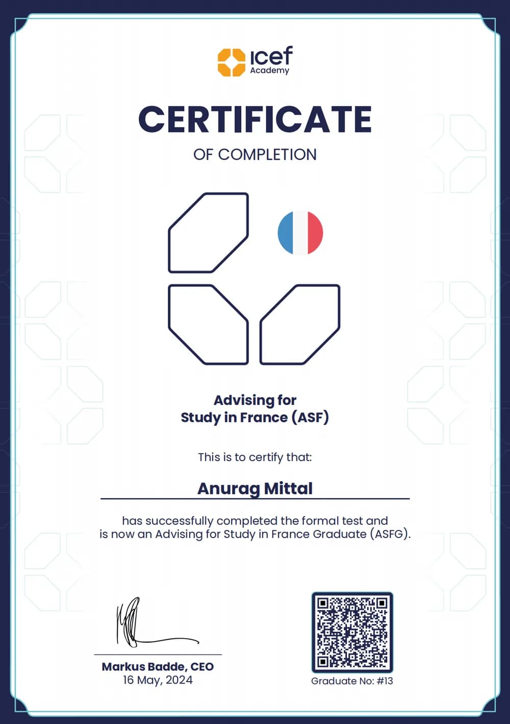 Advising for Study in France (ASF)