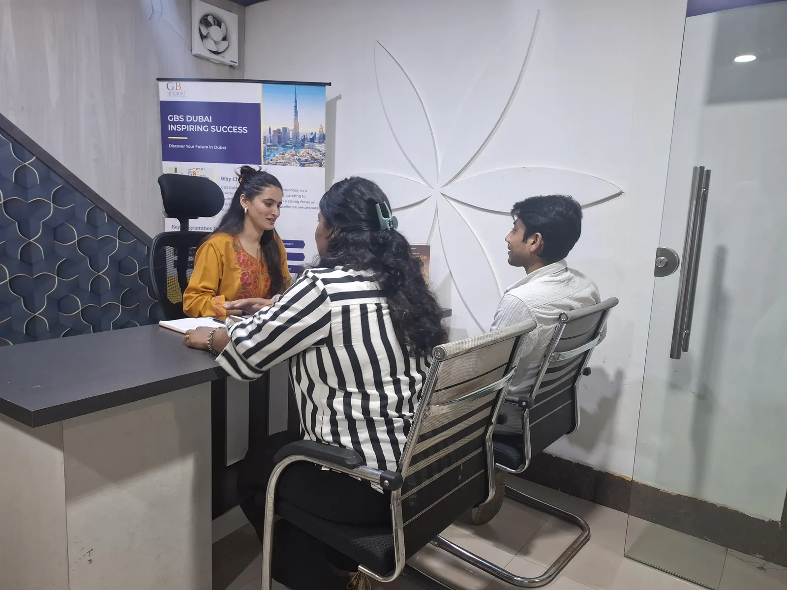 Students in a counselling session with Study Unifees overseas study consultants