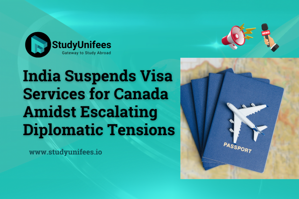 India has suspended visa services for Canada